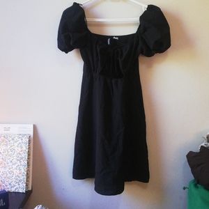 Black summer dress